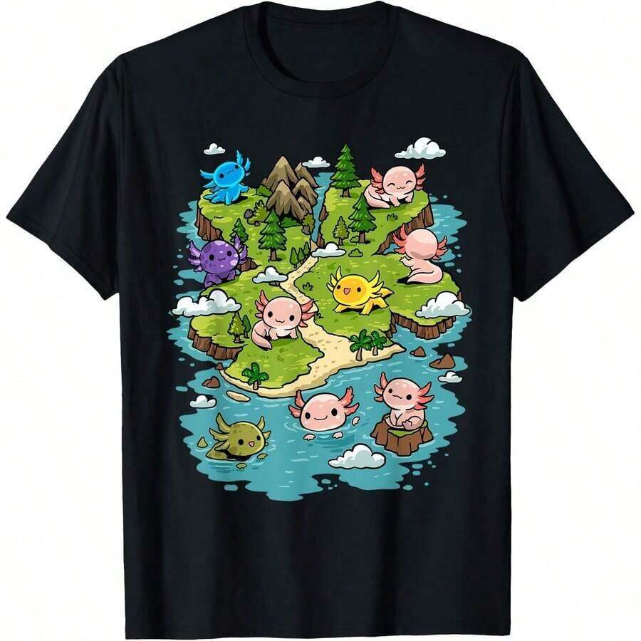 1 Piece Alien Bigfoot Beer Drink Till You Believe Sasquatch T-Shirt For All Seasons, 100% Cotton, One-Sided Print, Round Neck, Short Sleeve, Unisex, Base Layer, 180g 100% Cotton. - 顏色 3 - 查看 1