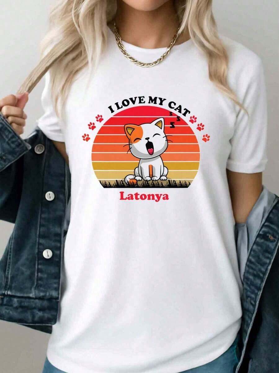 1 Women's White T-Shirt Size 3XL | Affordable, Cool And Fun Sportswear, Comfortable, Perfect For Gifts, Spring And Summer, Soft And Comfortable, Urban Hip-Hop Style, GREENINK Women's Blouses > Clothing - 白色 - 查看 1