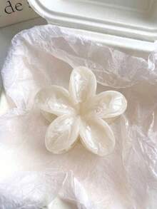1/2/3pcs Hibiscus Jelly Color Hair Clips, Lightweight Plastic Material, Hair Accessories, Suitable For Daily, Casual, Party, Beach Vacation, Summer Essential, For Girls - Multicolor - View 7