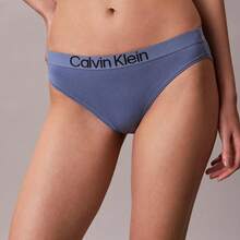Calvin Klein Maximum Cotton Bikini QD5291  Thongs For Women Underwear - Blue Tulip - View 1