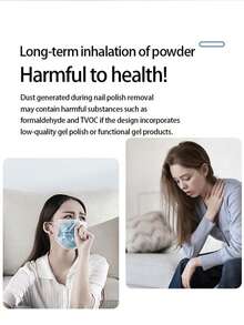 專業美甲吸塵器 強力美甲吸塵真空機附濾網 桌面式靜音電動吸塵器 適用美甲沙龍與居家使用 - 彩色 - 查看 3