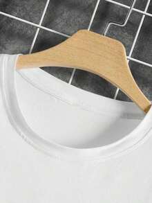Women's T-Shirt With Cute Horse Print, Cool Casual Printed T-Shirt For Girls, Chic Basic Top For Everyday Wear - 白色的 - 查看 6