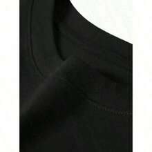 Camiseta con diseño de helado de béisbol en efecto desgastado - Negro - Ver 5