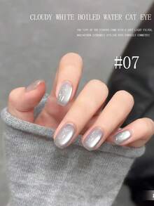 MISS SHAKA 10ml Summer Nails White Pink Grey Boiling Water Glass Bead Cat's Eye Gel Nail Polish Glue 2026 Popular Whitening Ice Transparent Silk Glass Beads For Nail Salon Home DIY Vacation Nail Supplies - Multicolor - View 19
