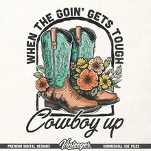 Western Sublimation Design | To The Gentleman! | Instant Download | Motivational T-Shirt Design | Cowboy Boots PNG | Country Sublimation Design - 白色 - 查看 3