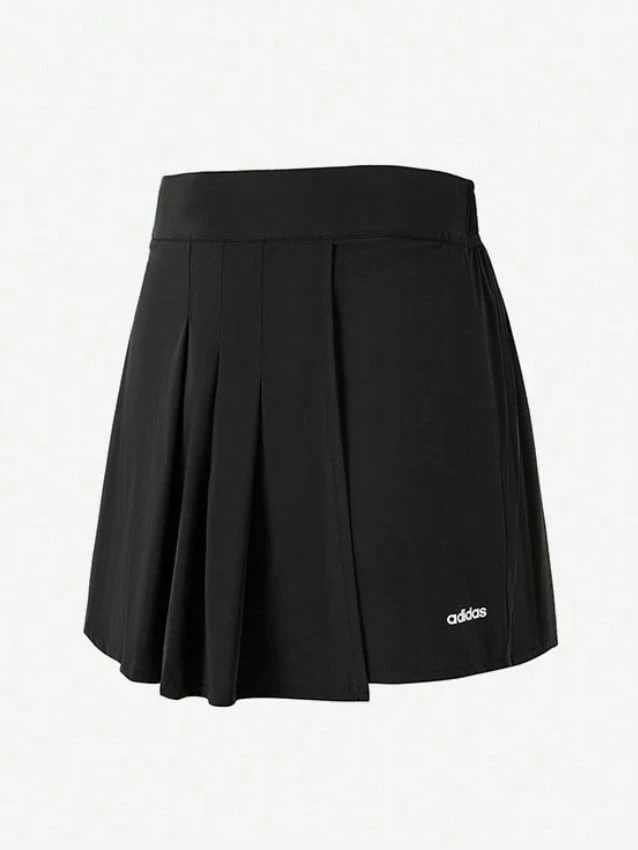 Adidas Celana Rok Olahraga Lari Luar Ruangan Bernapas untuk Wanita di Musim Panas - Hitam - View 1