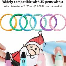 PCL 3D Printing Pen Filament Consumables, Suitable For Low-Temperature Printing, 1.75mm Diameter, 10 To 30 Random Colors Available, Not Easy To Clog The Nozzle, Made Of Corn Starch, Low-Temperature Compare To PLA. - View 5