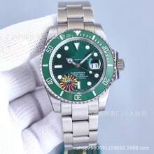 Discounted, Low-Maintenance Submariner Series Two-Tone Black And Green Submariner Watch, Imported Fully Automatic Mechanical Men's Watch Wholesale - 7 - 查看 3