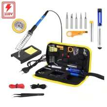 Kit Ferro Solda + Tubete Estanho Com Resina E Sugador Solda 60W-(110V-220V) - 110V - Visão 13