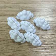 6pcs Cute Cloud Shaped Photo Clips, Desktop Photo Display Stands, Mini Tabletop Card Holders, Suitable For Photos, Cards, Small Pictures, Pet Photos, Couple Photos, Bedroom Nightstand Decor, Office Desk Memo Reminder, Planner Card Display, Wedding Place Card Holder, Personal Photo And Note Display, Home Photo Wall Decor, Stable Base Design - Multicolor - View 10