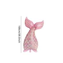 2pcs 39.3 Inch New Mermaid Themed Balloons, Ocean Decor For Birthday Party, Holiday Decoration Balloons - Multicolor - View 6