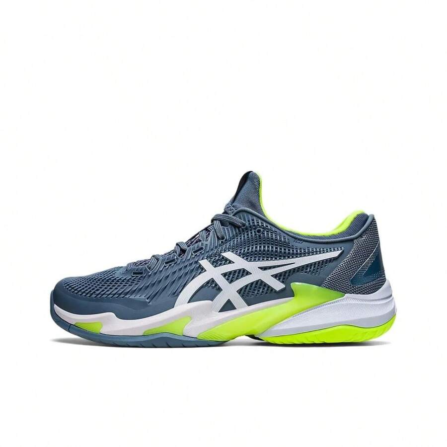 Asics Court FF 3 Round Toe Comfort Low-Top Tennis Shoes Men's Blue And White - 1041A370-400 - 查看 1