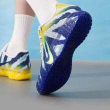 Nike JA 3 “Murray State” 舒适、简约、高性能、耐用、防滑、防扭转、抓地力强、回弹力好、支撑性强的低帮篮球鞋，男款，白色、蓝色和黄色 HF2794-004 - 白藍黃 - 查看 10