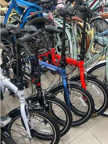 20-Inch Folding Bicycle, High-Strength Carbon Steel Shock-Absorbing Frame, Rack, Fender, 4 Bright Colors, Commuter Bike For Campus, Work, Gift - Blue - View 9