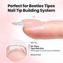 Beetles 20g&10ml Gel Nail Glue & Remover Kit, No Wipe Hands-Free Nail Glue For Tipex Soft Gel Nail Tips & Clear Press On Nails, 10ml Nail Remover With Nail Tools, Gentle Formula, Gift For Women - 20g&10ml Gel Nail Glue & Remover Kit - 查看 3