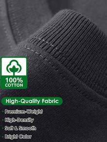 Men's T-Shirt With 100% Pure Vintage Print, Easy, Stylish, Comfortable, Casual T-Shirt With Print XZ005-STee - 黑色 - 查看 7