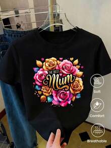 Soft, Fashionable Short-Sleeved T-Shirt For Spring And Summer 2026, Made In Mexico, 180 Grams. Cartoon Print, Couple Design, Suitable For Indoor Or Outdoor Use. Crew Neck, Unisex, Ideal For Office And Leisure. One-Piece Pack. - Black - View 2