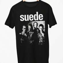 Suede - 1993 Gig Poster T-Shirt - Black - View 1