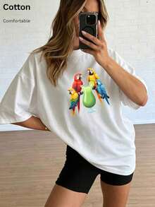 Women T-Shirts - Blanc - View 8