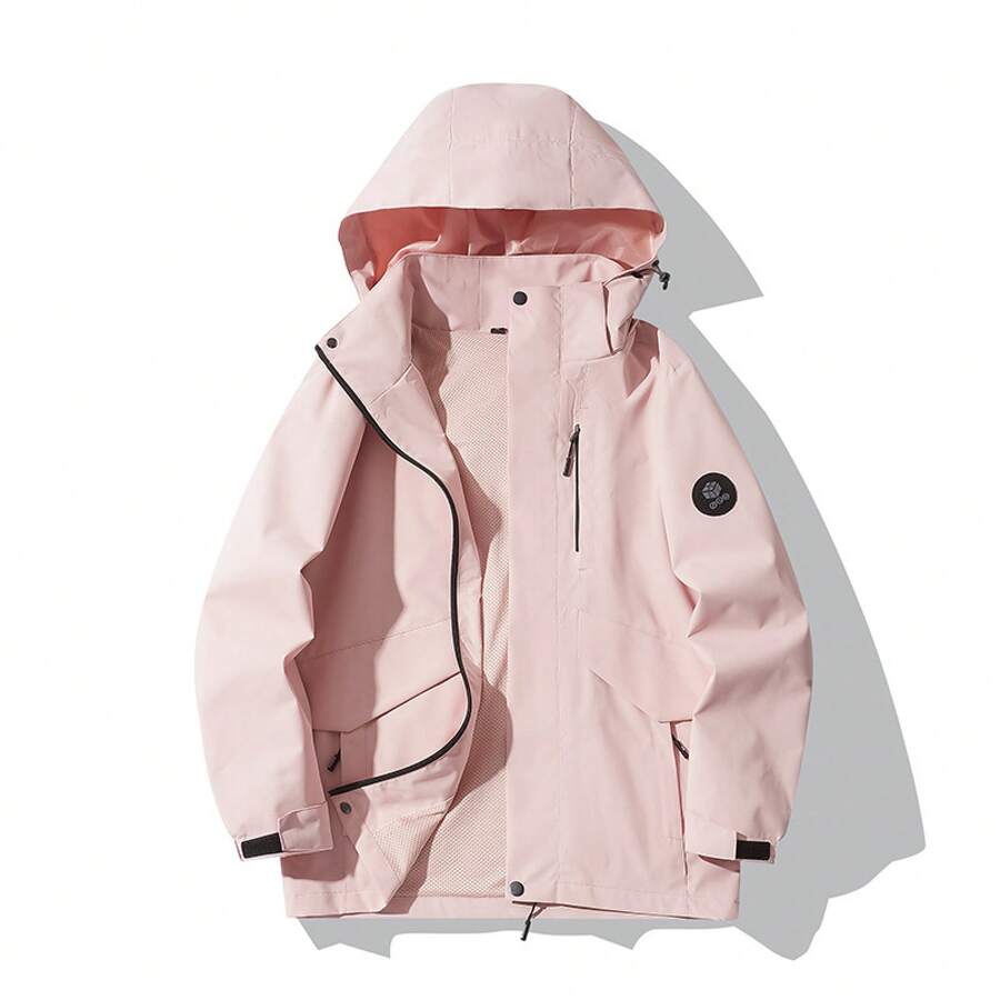 Men Shell Jackets - Pink (unisex) - View 1
