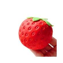 Squishy & Decompress Strawberry Pinch, Creative Soft Mushy Fluid Ball Stress Relief Sensory Fidget Toy, Portable Finger Toy, Holiday & Birthday Gift For Friends & Family - Multicolor - View 9