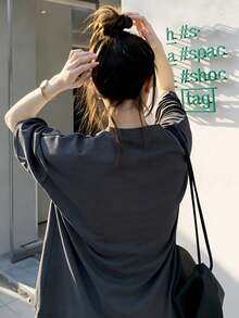 Women T-Shirts - Black - View 8
