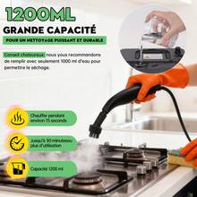 OBOVAY Multifunctional High-Pressure Steam Cleaner, Portable Home Steam Cleaning Machine, Suitable For Air Conditioner, Kitchen, Car Wheels, 5 Adjustable Steam Modes, 15 Seconds Rapid Heating Ready To Use - Random Color - View 9