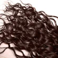 BINF 100% Unprocessed Virgin Brazilian Human Hair Water Wave Brazilian Hair Extensions Grade 15A Remy Human Hair 3Bundles Chocolate Brown Color - 3 捆 - 查看 5