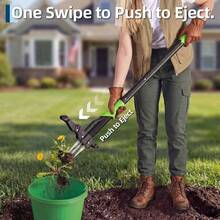 Gaderth 40" Long Handle Stand Up  Puller - 4-Claw With Ejector Gardening Hand Ing Tool Easy-Eject Easily Remove S Without Bending, Pulling, Or Kneeling - Black+Green - View 3