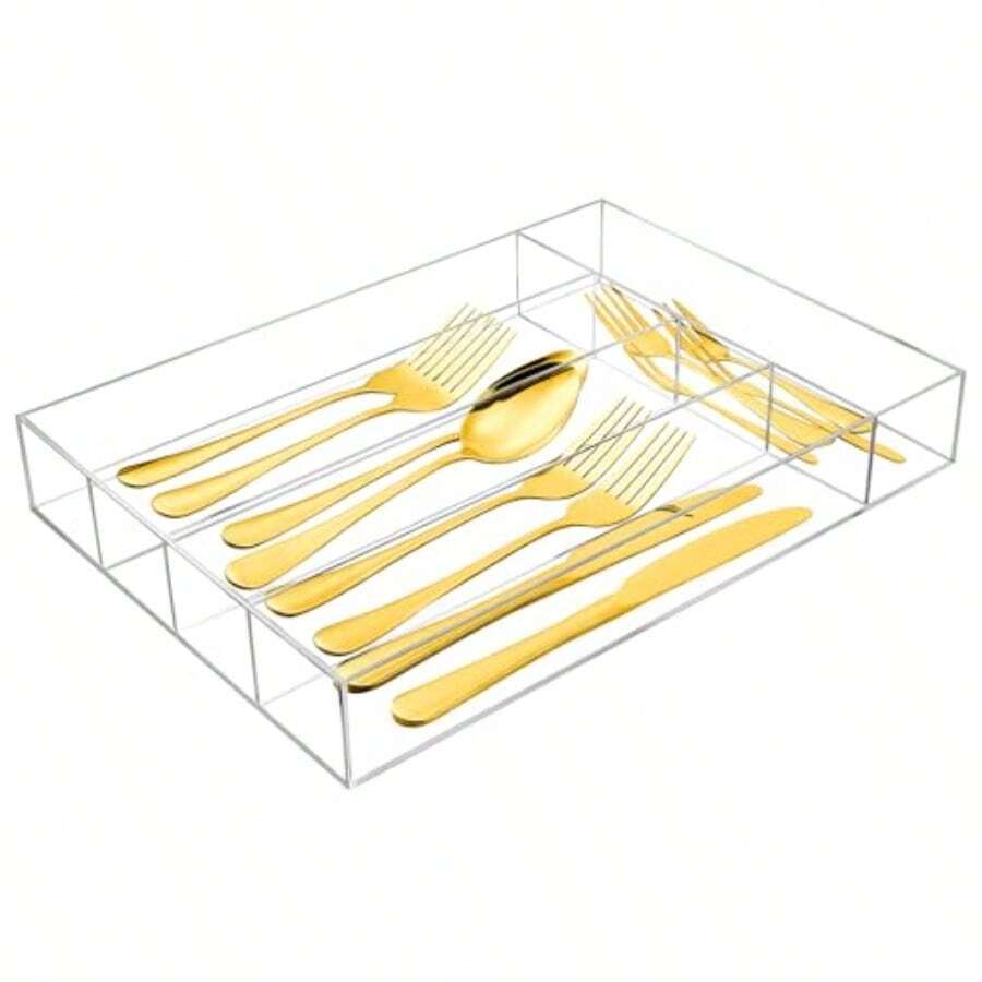 Flatware Storage - Transparent - View 1