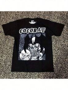 2026 new Camisetas Para Mujer Camiseta única con diseño atrevido de Cocobat y gráficos impactantes inspirados en el arte oscuro y lo sobrenatural perfecta para los amantes de la moda  y para quienes buscan un estilo y2k original y llamativo ideal para cualquier ocasión - Negro - Ver 1