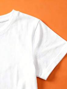 Women's 100% Cotton T-Shirt | 100% Soft And Comfortable, Stylish And Cool, Perfect For Summer. | Ideal For Family Outings, Office Events, And Team-Building Activities. | Independence Day Gift |  And Fashionable Women's T-Shirt - 白色 - 查看 4