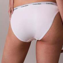 Calvin Klein Icon Logo Bikini QD5044  Thongs For Women Underwear - White - View 5