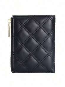 BATSIOE 2026 Cartera Corta para Mujer con Bordado, Conexión TPU, Porta Tarjetas de Identificación de Estudiante, Monedero, Bolso Minimalista, Estuche para Tarjetas - Albaricoque - Ver 4