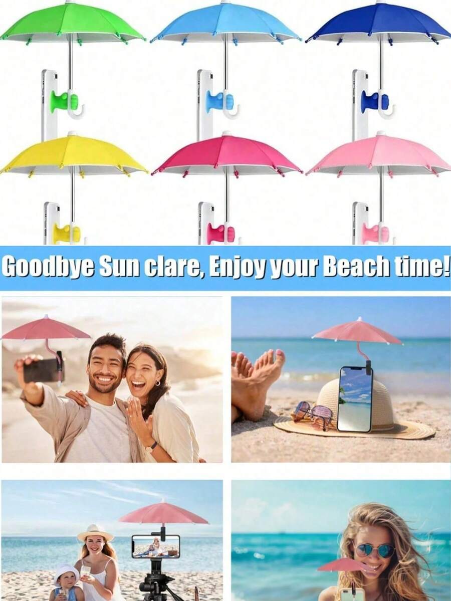 Smartphone Sun Shade - Anti-Glare UV Protection Screen Cover, Suitable For All Smartphones, Outdoor Phone Accessory, Adjustable Secure Mounting Device For Strong Light, Durable Phone Sun Shade, Ensures Clear Screen Visibility, Essential For Digital Devices And Vacations