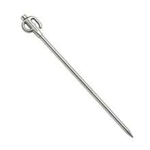 CAMPINGMOON Outdoor Camping Thickened 420 Stainless Steel Pet Ground Stake Dog Tether Stake Camping Accessory Rotating Dog Tether Stake Outdoor Tent Canopy Ground Stake K45 K45-30 - Silver - View 7