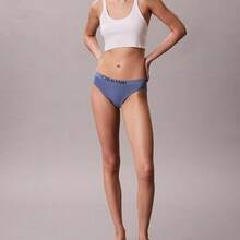 Calvin Klein Maximum Cotton Bikini QD5291  Thongs For Women Underwear - Blue Tulip - View 3