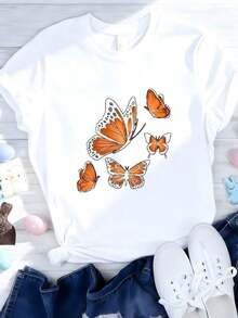 Camiseta con estampado de "Tía Suave del Zoológico Salvaje - Cumpleaños - Animal de la Selva" - Blanco 3 - Ver 3