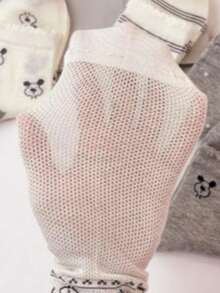 5 Pairs Cartoon Puppy Design Cute Short Socks, High Elasticity Non-Binding, For Women, Spring/Summer - Multicolor - View 8
