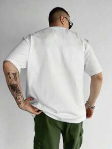 Premium Unisex Casual T-Shirts With "GOD'S ART ON DISPLAY" Print, Customizable Graphic Tees For Men - Men's T-Shirts. Casual And Stylish Short-Sleeved T-Shirts For Summer, Made Of 100% Cotton. The Most Popular Top For Men. - 白色 5 - 查看 4