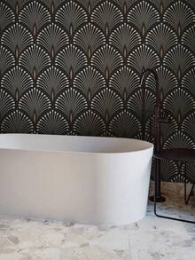 OUTANA 1pc Minimalist Luxury Home Decor Self-Adhesive Wallpaper, Waterproof And Moisture-Proof Surface, Scratch-Resistant And Wear-Resistant, Easy To Clean, Colorfast And Non-Fading, Strong Adhesive Backing, Removable Without Residue, Flat Application Without Wrinkles, Covers Wall Imperfections, Suitable For All Seasons, For Living Room, Bedroom, Entryway, Hallway Wall Decoration, Rental Home And Old House Renovation, B&B Room Decoration - Multiple Styles - View 11