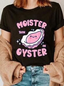 Women T-Shirts - Black - View 5