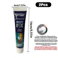 Pegamento multiusos para reparar suelas de zapatos - Duradero, flexible, impermeable, adecuado para todo tipo de zapatos, fuerte adhesión, resistente al desgaste, sellador de gel negro - pegamento negro - Ver 10