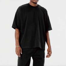 Men's T-Shirt With  Hero Print – Exclusive Anime HQ Creative Design, Limited Edition - Black, Plain, Unisex - View 2