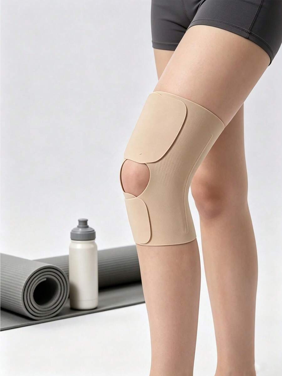 1pc Ultra-Thin Breathable Knee Support, Suitable For Most Sports, Can Be Used For Jump Rope And Badminton, Knee Support Band, Ideal Gift For Holidays Or Birthdays - Multicolor - View 1