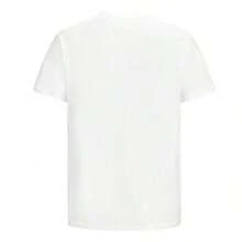 Ropa local para hombres, camisetas gráficas de algodón para hombres, camisetas oversize para hombres, ropa de calle Y2K para hombres, atuendos diarios de verano - Blanco - Ver 2