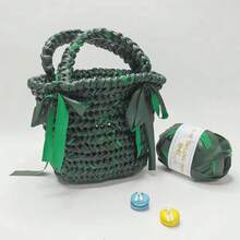 2 Rollen 200g hochwertige lederähnliche Garne für DIY Handtaschen, Schuhe, Stricken & Häkeln, modisch & weich - Band 0618-2 - Übersicht 5