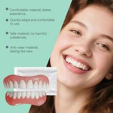 Decorative Dental Veneer Set Natural Realistic False Teeth Perfect Gum Fit Comfortable Wear With Tweezers And Storage Box Ideal For Teeth Beauty - Natural Color - View 7