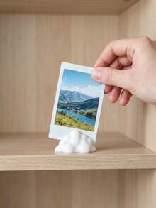 1/5pcs Cute Cloud-Shaped Photo Frame Stands,Photo Display,Plastic Picture Frame For Rooms, Office, Cute Desk Organizer Suitable For Photos, Cards, Post-Its - Multicolor - View 6