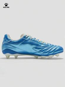 KELME Men's AG Football/Soccer Shoes, Short Studs For Professional Match, Natural & Artificial Grass, Daily Training - Brick Blue - View 2
